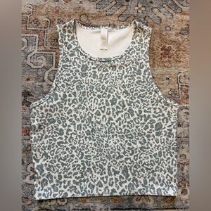 Leopard Print Sleeveless Top